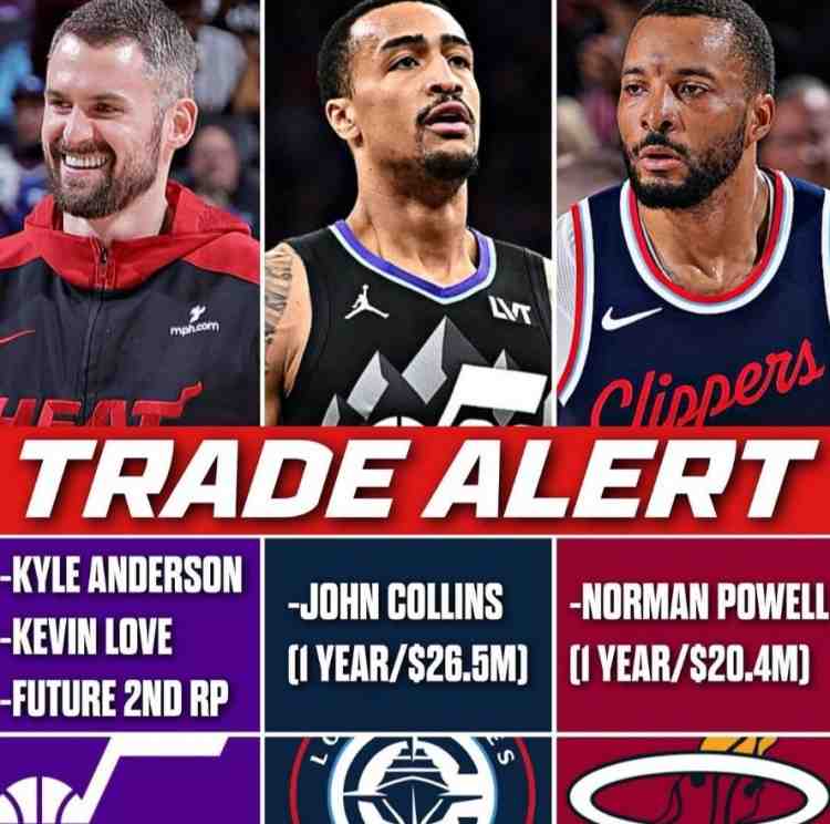 鮑威爾半場13分&引領攻擊波暴揍！熱火自媒體曬交易圖：謝謝快船